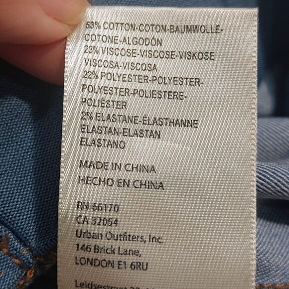 Free People We The Free Penny Pull-on Flare Jeans Women Size 28 Stretch Denim - Picture 9 of 13